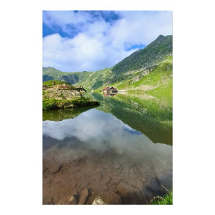 Stunning Balea Lake Romania – Alpine Photography Photo Print