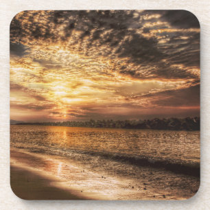 Stunning Beach Sunrise Coaster