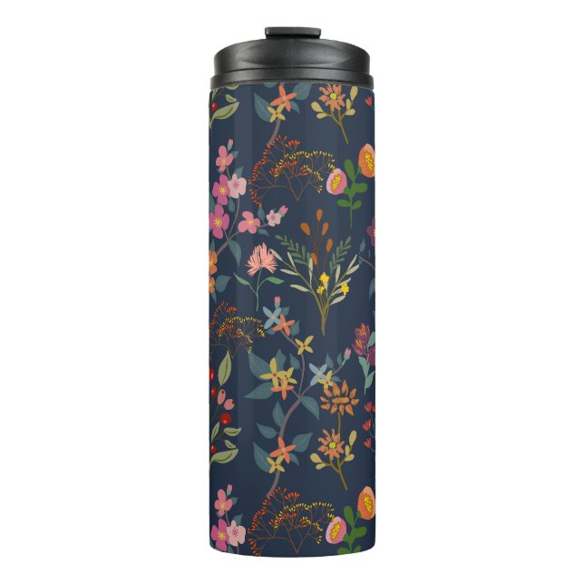 Stunning ,Beautiful Colourful wildflower Thermal Tumbler (Front)