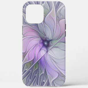 Stunning Beauty Modern Abstract Fractal Art Flower iPhone 12 Pro Max Case