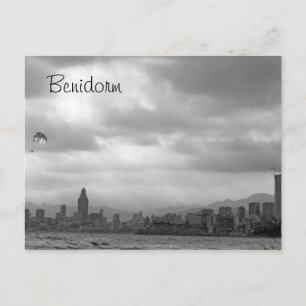 stunning benidorm post card