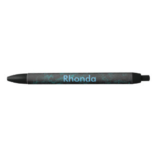 Stunning Blue Black Ink Pen