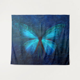 Stunning Blue Butterfly Tapestry