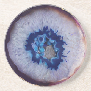 Stunning Blue & White Coaster