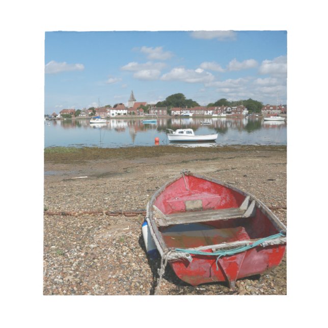 Stunning Bosham Harbour England Notepad (Front)