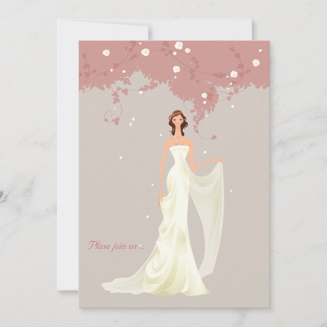 Stunning Bridal Shower Invitation (Front)