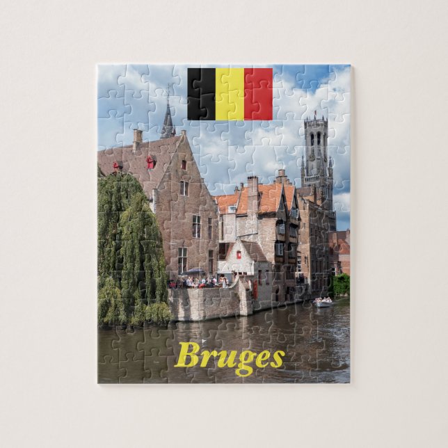 Stunning! Bruges - Belgium Jigsaw Puzzle (Vertical)
