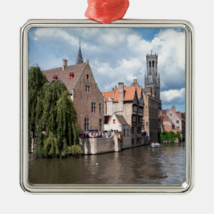 Stunning! Bruges - Belgium Metal Ornament