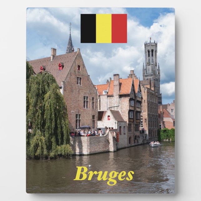 Stunning! Bruges - Belgium Plaque (Front)