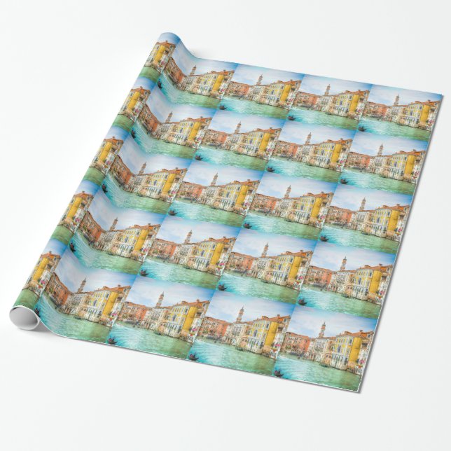 Stunning Canal Grande Venice Photo gifts, picture Wrapping Paper (Unrolled)