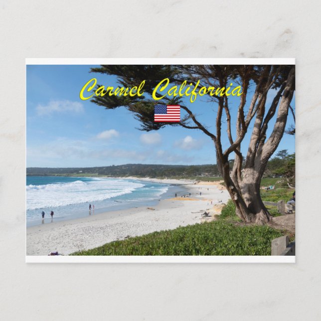 Stunning! CARMEL CALIFORNIA USA Postcard (Front)