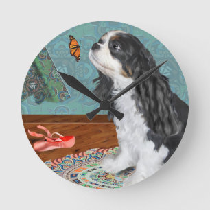 Stunning Cavalier Spaniel Wall Clock