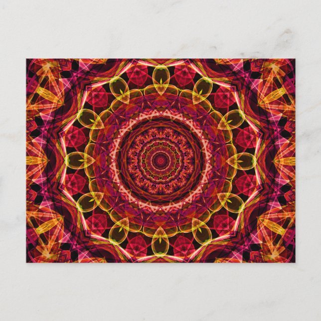 Stunning Chaos kaleidoscope Postcard (Front)