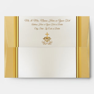 Stunning Christian White and Gold Envelopes