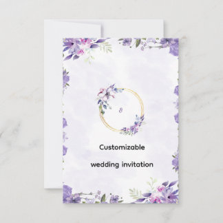 Stunning Customizable Wedding Invitation - Elegant