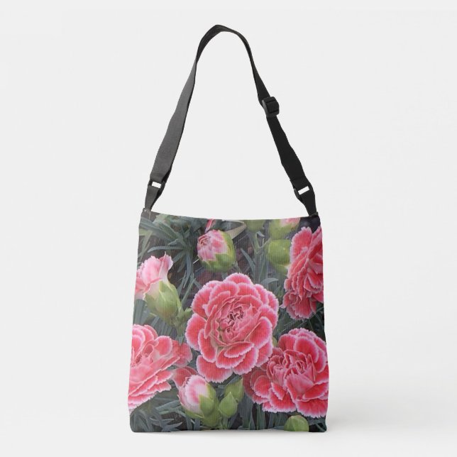 Stunning Dianthus Crossbody Bag (Back)