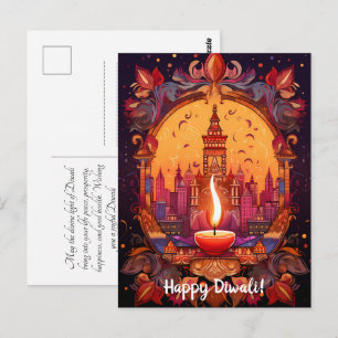 Stunning Diwali postcard