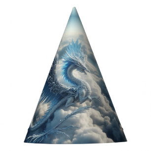 Stunning Dragon Surrounded by Clouds Party Hat