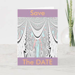 Stunning edgy soft cyan colours vector illustratio card
