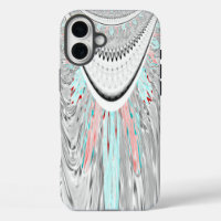 Stunning edgy soft cyan colours vector illustratio