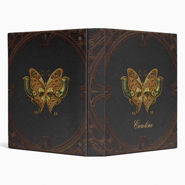 Stunning elegant butterfly. binder (Background)