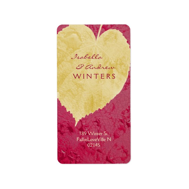 Stunning Fall Address Label (Front)