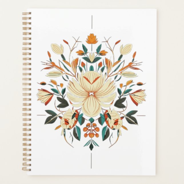Stunning floral planner (Front)