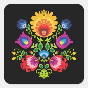 Stunning Folklore  Square Sticker