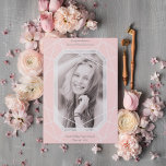 Stunning Gem High School Graduation Announcements<br><div class="desc">Your gorgeous senior photo in a stunning geometric diamond setting. Personalize the text with graduate's name,  high school and class year. Perfect for a chic and sophisticated graduate girl!</div>