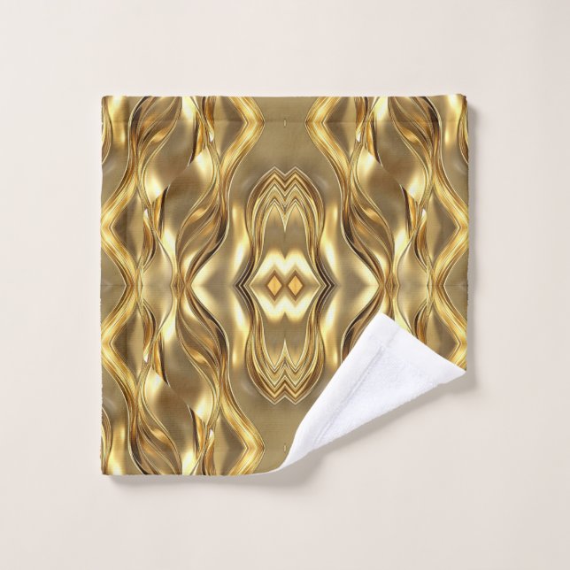 Stunning Golden abstract design (Gant de toilette)