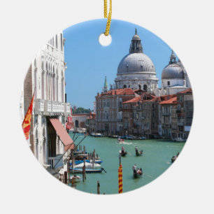 Stunning! Grand Canal Venice Ceramic Ornament