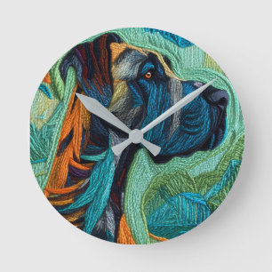 Stunning Great dane  Round Clock