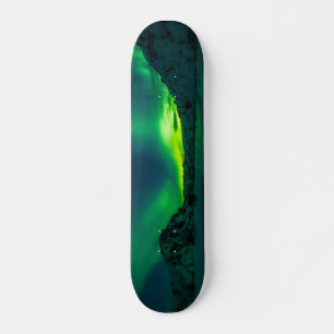 Stunning Green Aurora Skateboard