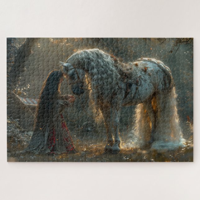 Stunning Gypsy Horse Jigsaw Puzzle (Horizontal)