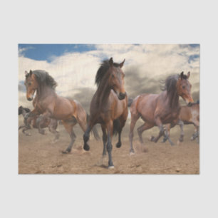 Stunning Herd Of Horses Tissue Paper