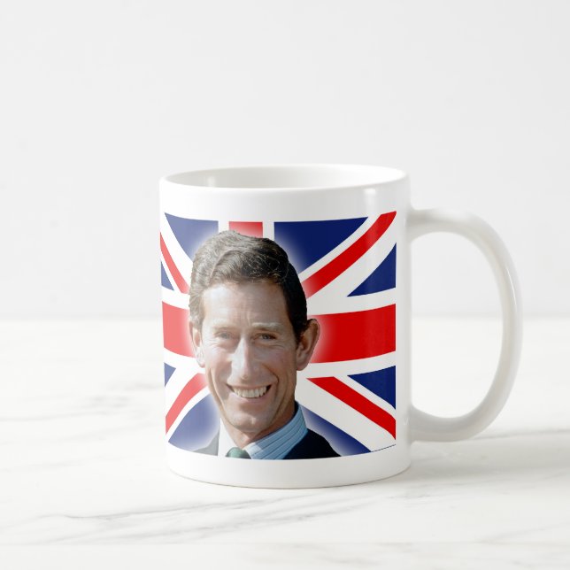 Stunning! HRH Prince Charles Coffee Mug (Right)