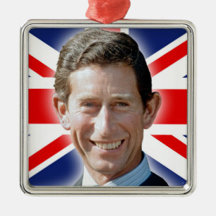 Stunning! HRH Prince Charles Metal Ornament