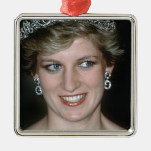 Stunning! HRH Princess Diana Metal Ornament