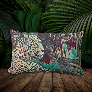 Stunning Jaguar Lumbar Pillow