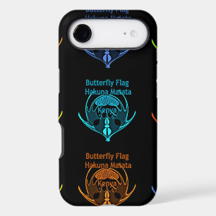 Stunning Kenyan Butterfly Flag Typography Elegant