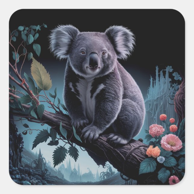 STUNNING KOALA BEAR STICKERS (Front)