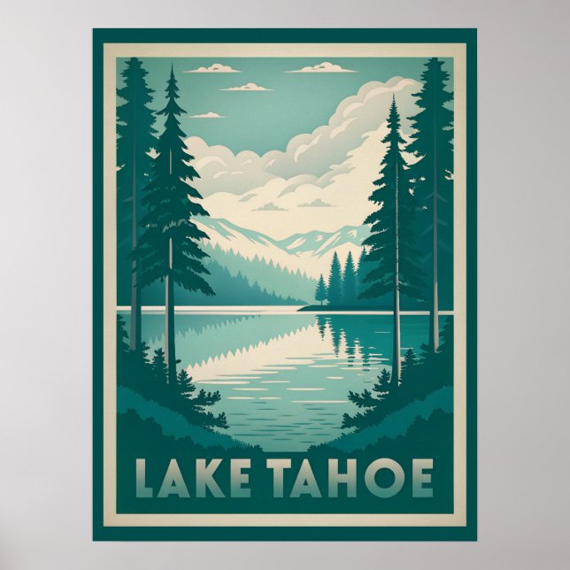 Stunning Lake Tahoe Poster (Front)