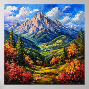 Stunning landscape scene poster