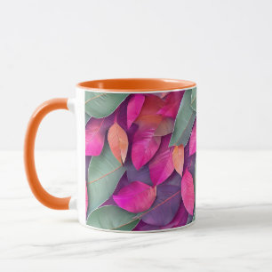 Stunning Leaves Pattern Mug