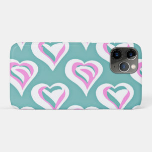 Stunning Love Heart Pattern iPhone 11 Pro Case