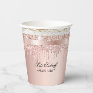 Stunning Makeup Artist - Make a Lasting Impression Paper Cups
