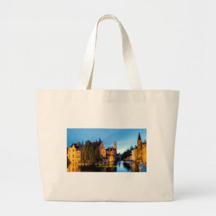 Stunning! Medieval Bruges Belgium - Pro Photo Large Tote Bag