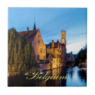 Stunning! Medieval Bruges Belgium - Pro Photo Tile