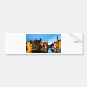 Stunning! Medieval Bruges - Pro Photo Bumper Sticker
