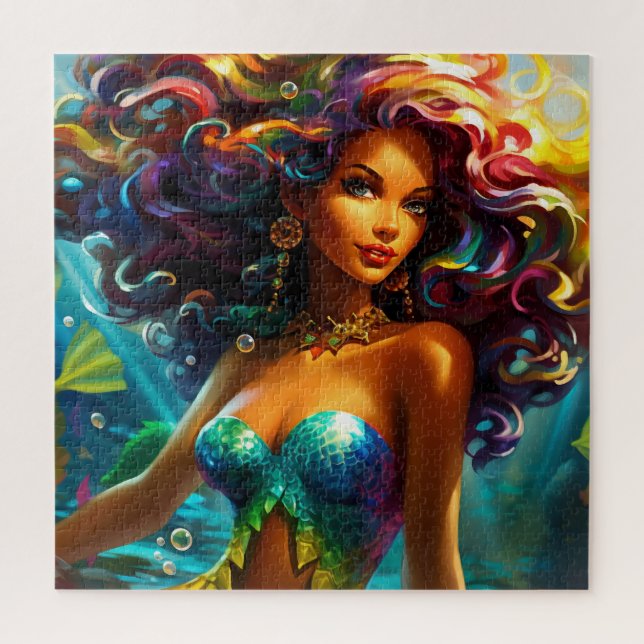 Stunning Mermaid Jigsaw Puzzle (Vertical)